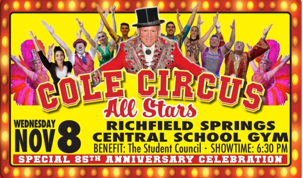 Cole Circus coming to RSCS on November 8th to benefit Student Council