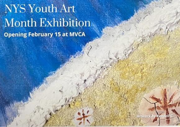 NYS Youth Art Month Exhibition flyer