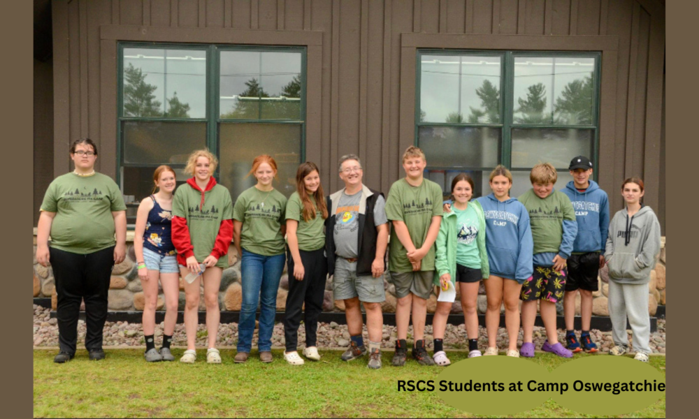 photo of students attending Camp Oswegatchie