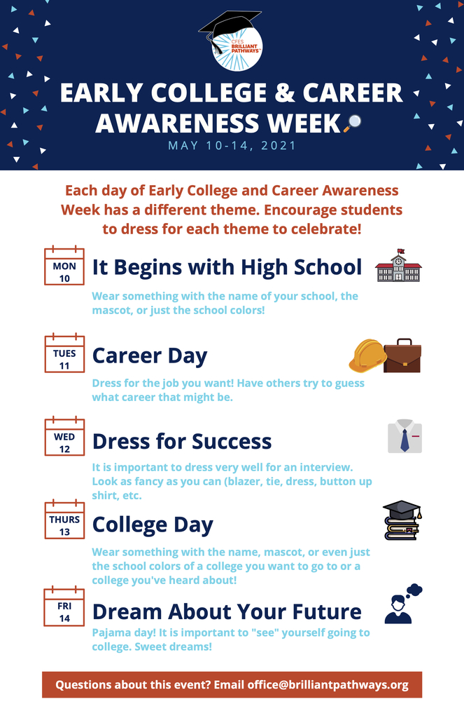 Early College & Career Awareness Week flyer