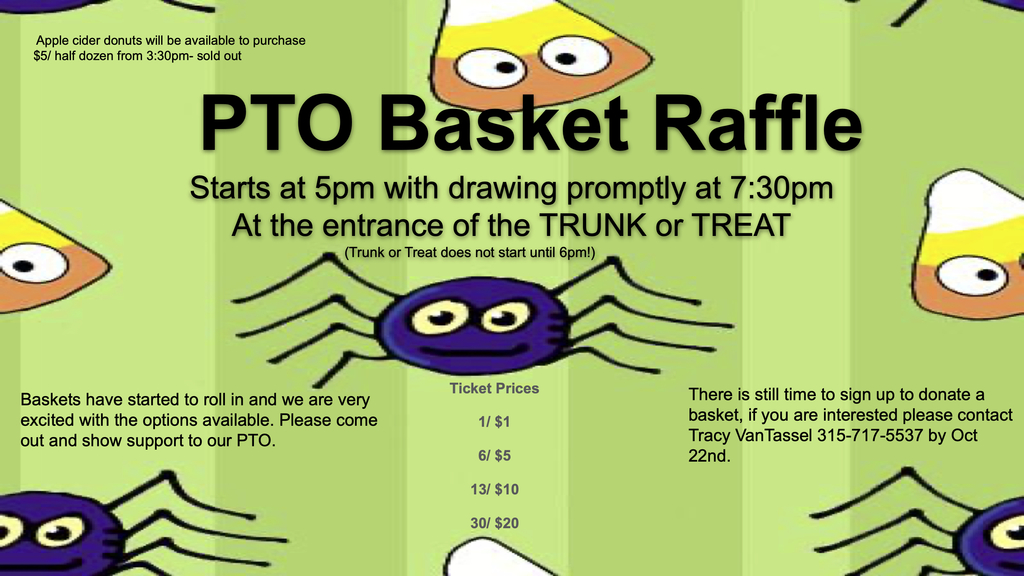 basket raffle flyer